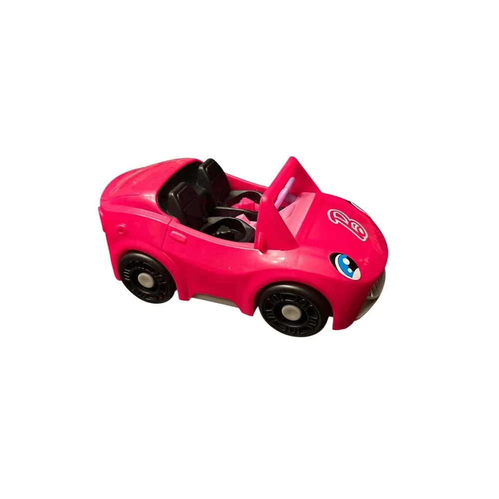 Fisher Price Little People Barbie Convertible Pink Toy Car 2022‎ Mattel